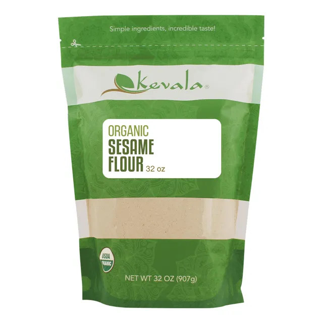 Kevala Harina De Sesamo Organica, Sin Gluten, Para Hacer Pan