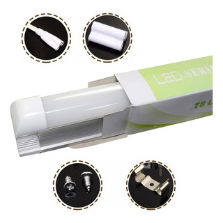 Tubo Led Con Base Canoa 9w T8 60cm Luz Fria / 003210 Tubo Led Con Base Canoa 9w T8 60cm Luz Fria / 003210