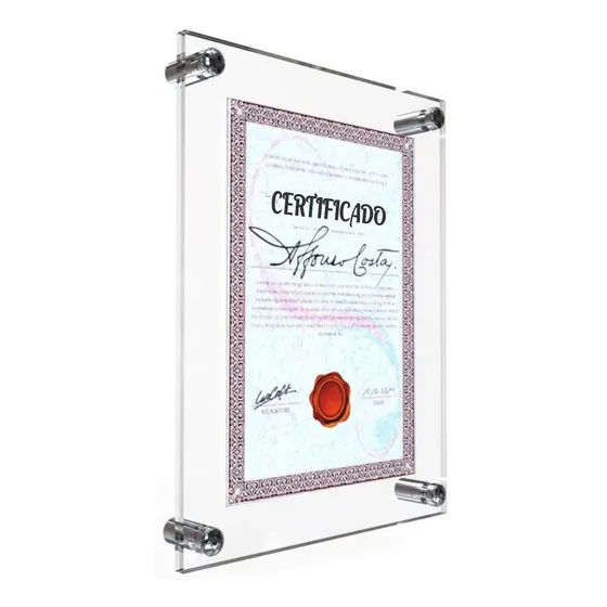 Marco De Acrílico, Para Diploma, Título, Certificado, Fotos