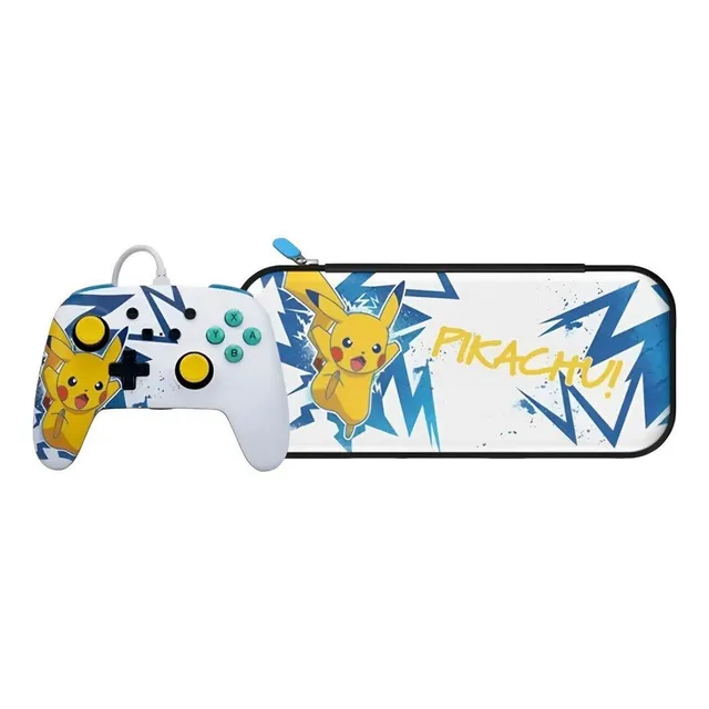 Joystick + Estuche De Nintendo Switch Pikachu Macrotec