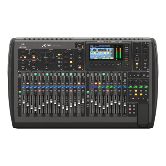 Mesa Som Digital Behringer X32 Full 32 Canais Usb C/ Efeitos