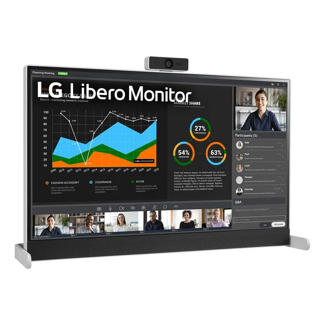Monitor LG 27mq70qc-s. Aus De 27 Qhd Ips Hdr 10 Con Cámara W