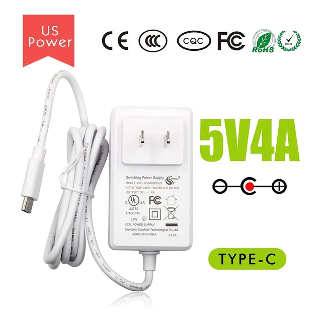 Orange Pi 5v4a Usb C Power Supply Adapter For Orange Pi 5, P