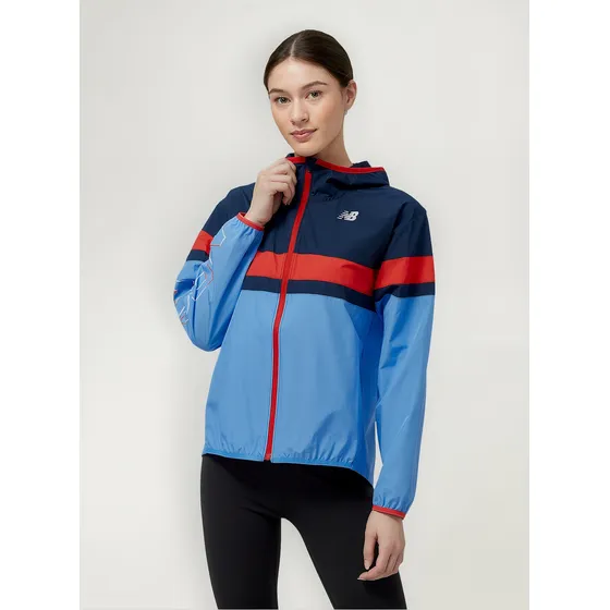 Campera New Balance De Dama - Wj23237bl4