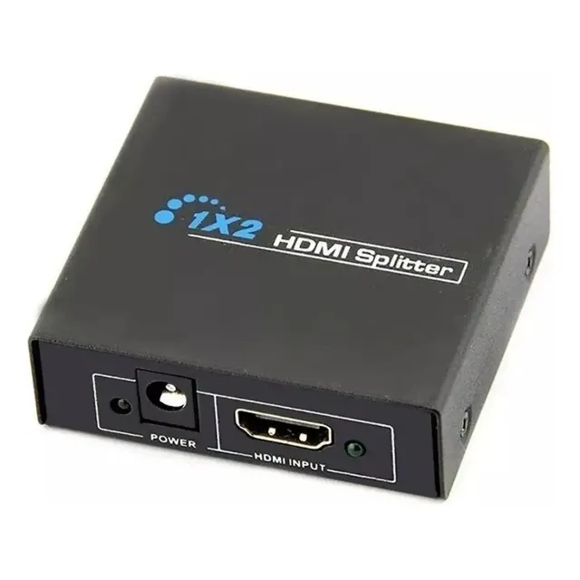 Splitter 1x2 Distribuidor De Sinal Hdmi 3d Duplicado Tv