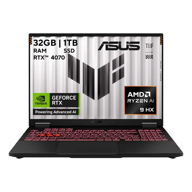 Laptop Asus Tuf Gaming A16 Ai9 Rtx4070 32gb 1tb Gris