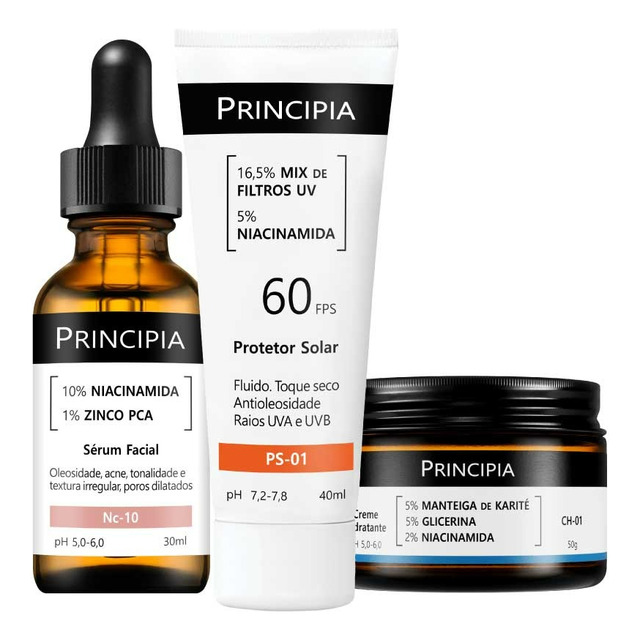 Principia Kit Uniformiza, Hidrata E Protege Fps 60 Todo Tipo De Pele Dia/noite Principia Kit Uniformiza, Hidrata E Protege Fps 60 Todo Tipo De Pele Dia/noite