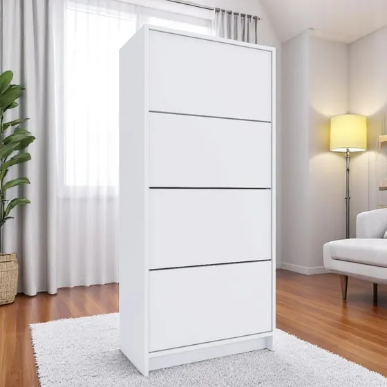 Sapateira 4 Portas Organização Prática E Elegante