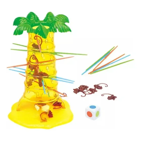 Juego Mesa Crazy Monkey Falling Monkey Puzzle Multijugador