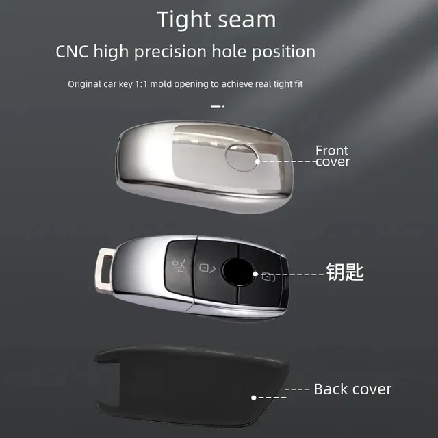 Qcp Funda Transparente Personalizada Para Llave