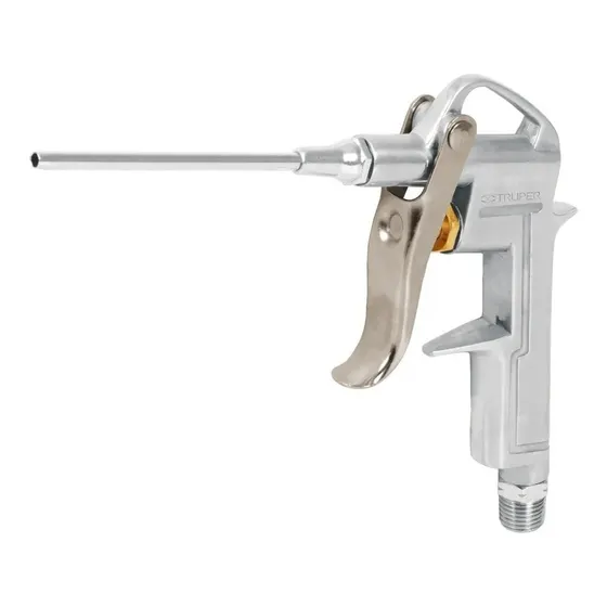 Pistola Metálica Para Sopletear 90 Psi Extensión 10cm Truper