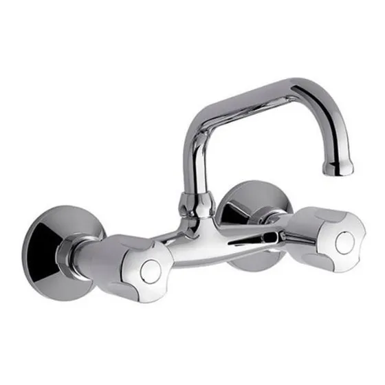 Grifo de cocina doble comando FV B6 Pampa 0409.02/B6 cromo