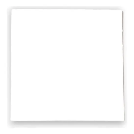 Base Cuadrada Plastif. Ppm Blanco Mate 10x10 Cm (x 100 U.)