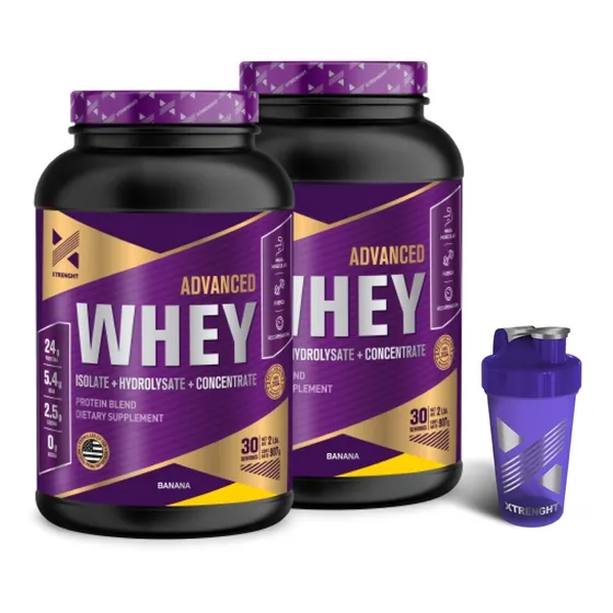 Combo 2u. Advance Whey Protein Xtrenght® + Shaker 600cm3