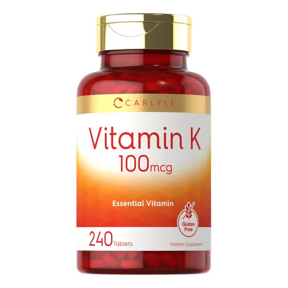 Suplemento De Vitamina K Carlyle 100 Mcg 240 Tabletas