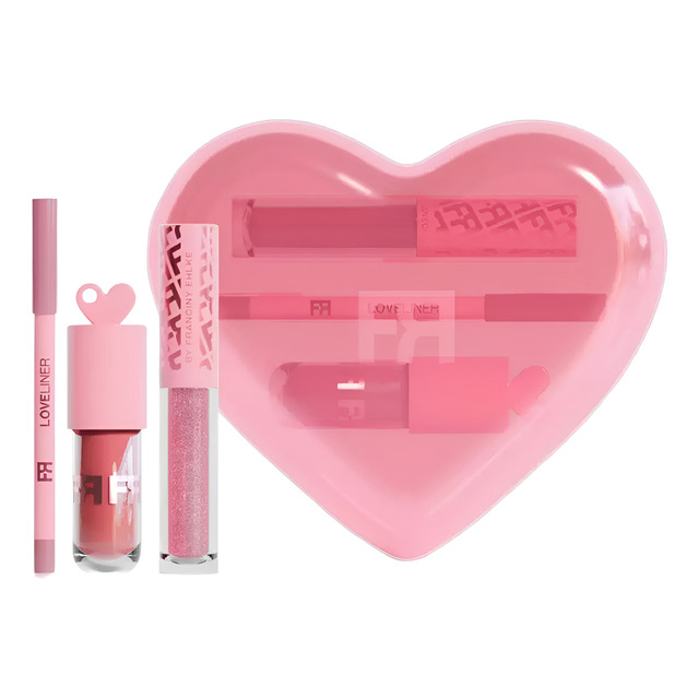 Kit Fran Love Kit Gloss Labial E Lápis Labial By Franciny