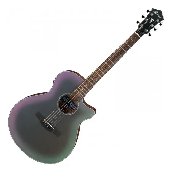 Electroacústica Aeg Ibanez Aeg50 Black Aurora Burst Matte