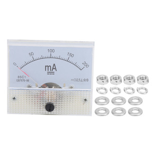 Acessório Elétrico 85c1 Dc 0-200ma Pointer Dc Ammeter Head Acessório Elétrico 85c1 Dc 0-200ma Pointer Dc Ammeter Head