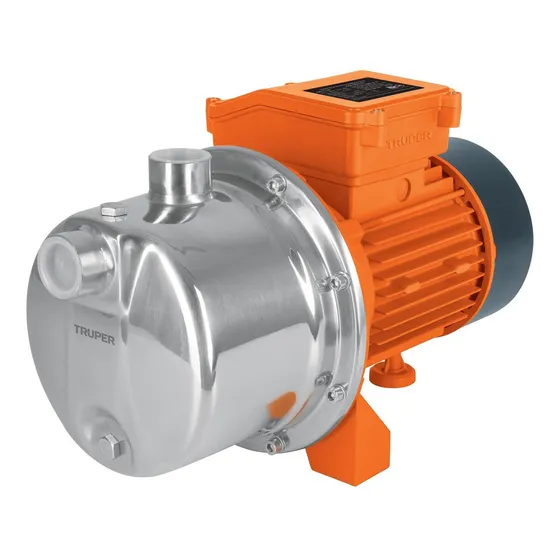 Bomba agua tipo jet 1 HP cabezal de acero inoxidable Truper BOAJ-1I
