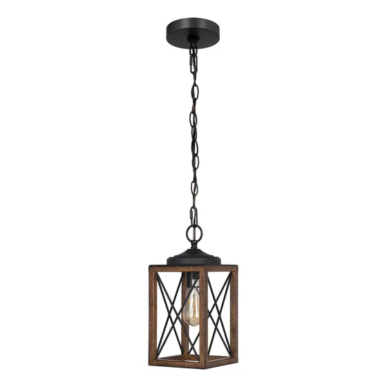 Edishine Lámpara Colgante De Metal Con Acabado De Grano De M