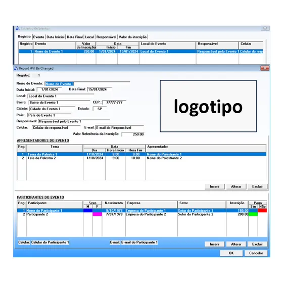 Sistema Para Controle De Eventos
