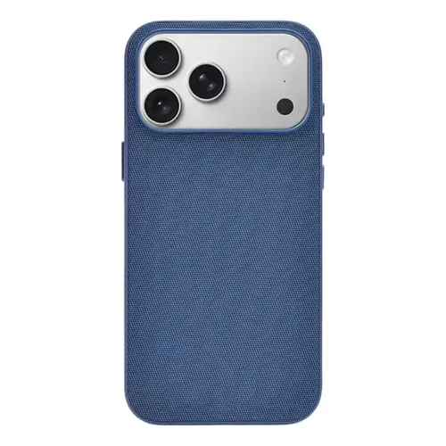 Capa de tecido TechWoven com MagSafe para iPhone 17 Pro Max – Azul