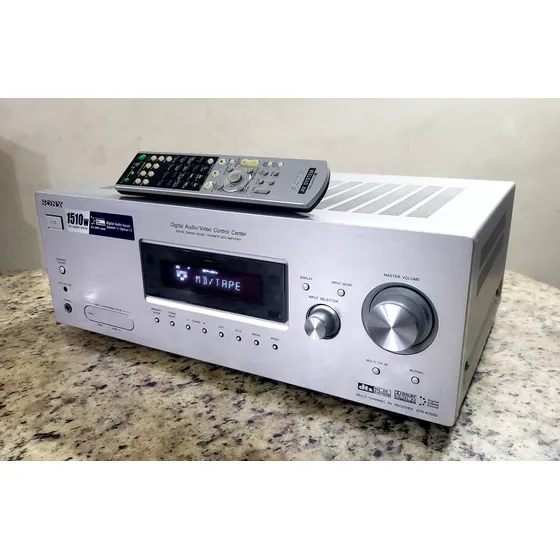 Receiver Sony Muteki 6.2 1510w - Impecável Prateado