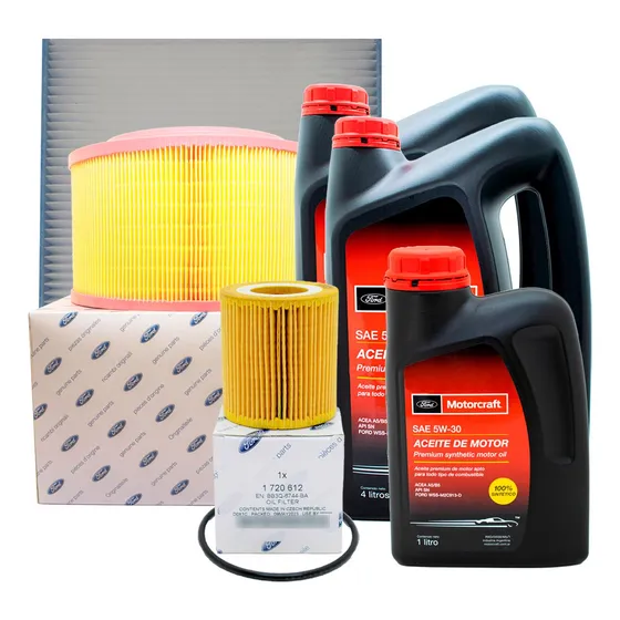 Kit Filtros Aceite + Aire + Polen + 5w30 9 Lt Ranger 2.2 3.2