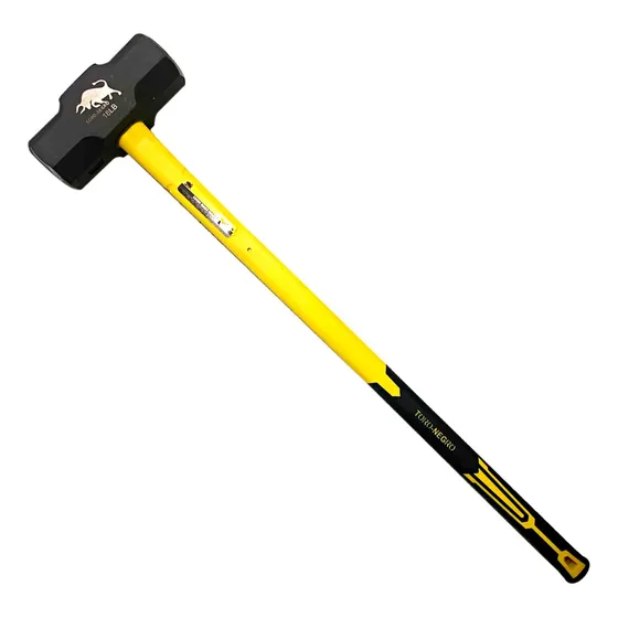 Combo Martillo Mazo Maceta 16 Libras Mango Fibra 90 Cm