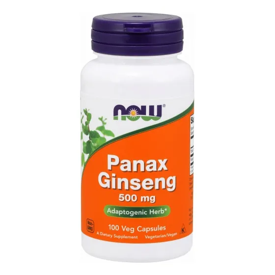 Supplement Now Foods Panax Ginseng 100 Cápsulas (paquete De