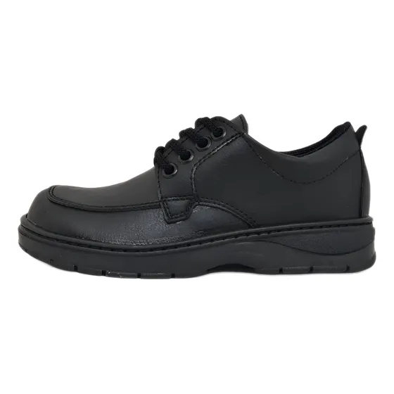 Zapato Colegial Cordones Cueroeco Prince - Art 1510