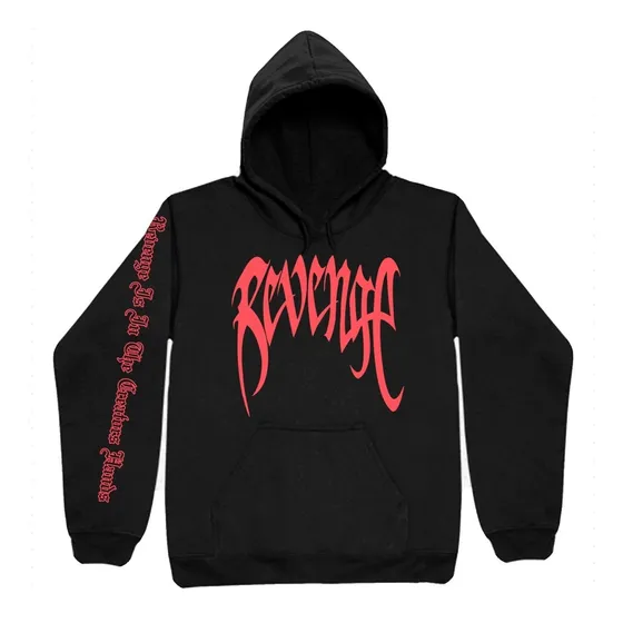 Xxxtentacion Sudadera Revenge Hoodie Inspired Red Hand