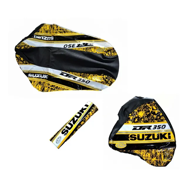 Kit Fundas Suzuki Dr 350 Asiento Tanque Y Pad