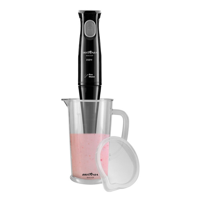 Mixer Preto Com Lâminas Pro Maxx 350w Britânia Mixer Preto Com Lâminas Pro Maxx 350w Britânia
