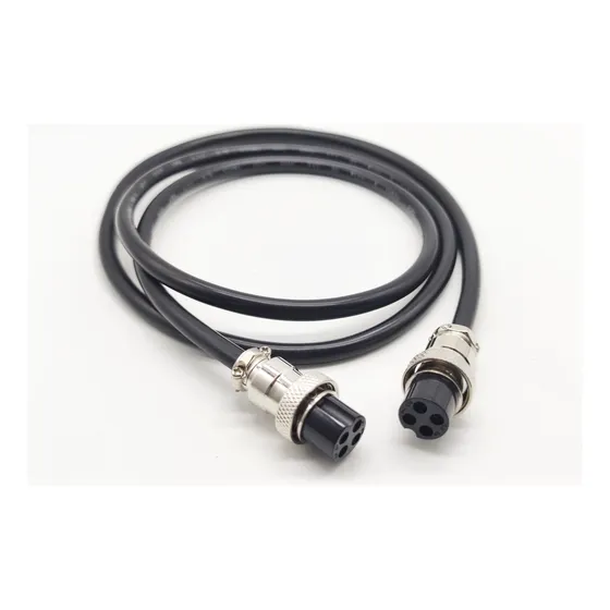 Pack De 5m Cable Gx16 4 Pines Hembra Para Conexiones