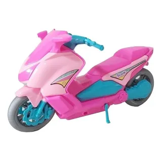 Moto De Brinquedo Scott Mini 25cm Rosa Motinha Menina Moto De Brinquedo Scott Mini 25cm Rosa Motinha Menina