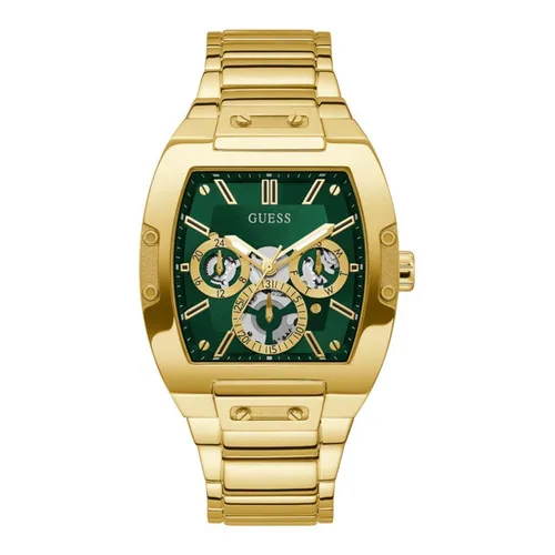 Reloj Guess Para Hombre Casual Elegante Relojes Caballero Color De La Correa Dorado2