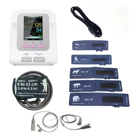 Tensiómetro Digital Muñeca Veterinario Contec 08a-v Con Spo2