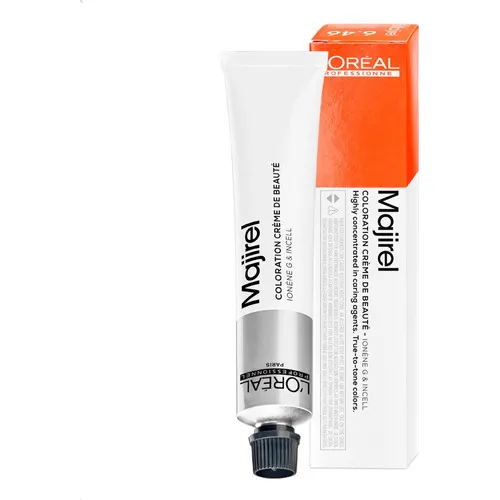 Tintura Majirel L'oréal Professionnel 50ml Tono 6.45 Rubio oscuro cobrizo rojo
