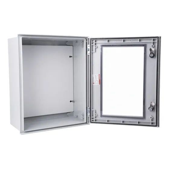 Gabinete Plastico Exterior Con Placa Interior 40x50x20 Cm Color Gris