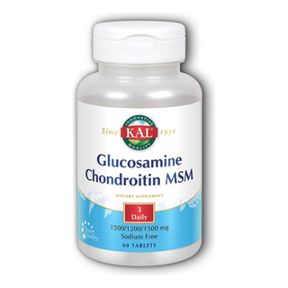 Glucosamina E Condroitina, Msm, 60 Comprimidos Da Kal Glucosamina E Condroitina, Msm, 60 Comprimidos Da Kal