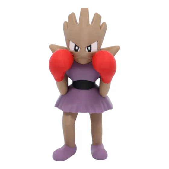 Figure Hitmonchan 8 Cm Boneco Pokémon Impressão 3d
