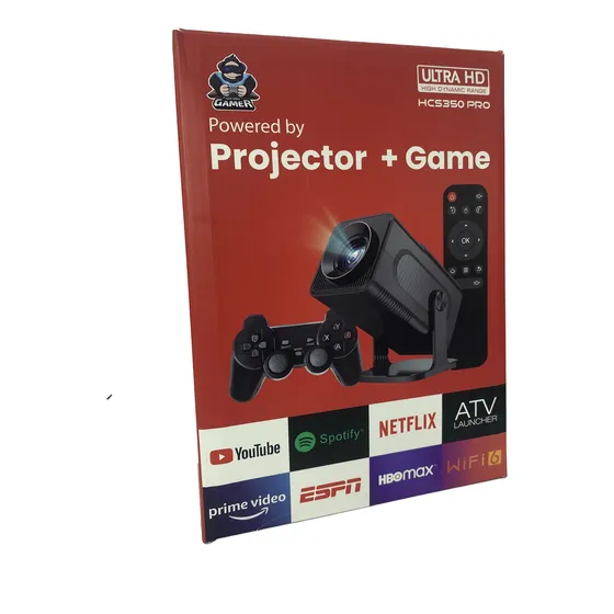Proyector Portátil Wifi Bluetooth Androi Game Controles