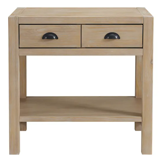 Alaterre Furniture Arden Mesita De Noche, Madera Flotante L. Color Madera Flotante Ligera