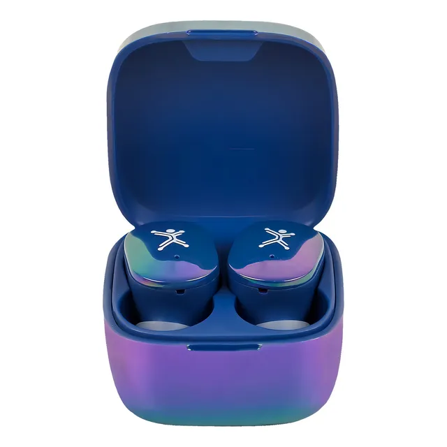 Audífonos Inalámbricos Bluetooth Mini Pearl Perfect Choice Color Azul Luz Azul