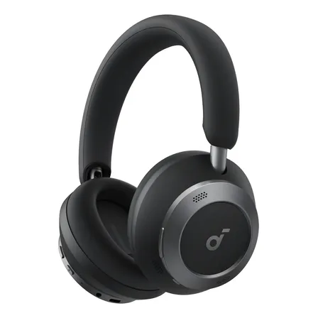 Fone De Ouvido Bluetooth Soundcore Space One Pro Sem Fio Headset Headphone Anc Cancelamento De Ruído Hi-res Ldac Bateria... Jet Preto