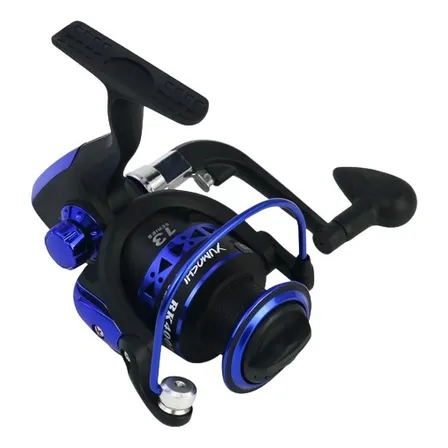 Carrete Giratorio Para Pesca Serie Bk5000 13 Rodamientos Color Azul Lado De La Manija Derecho/izquierdo