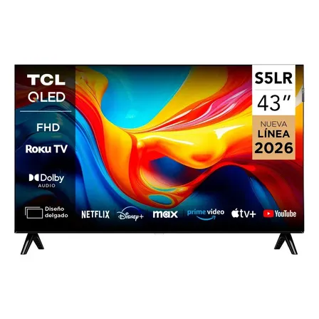 Smart Tv Tcl Roku 43 Qled Fhd 43s5lr