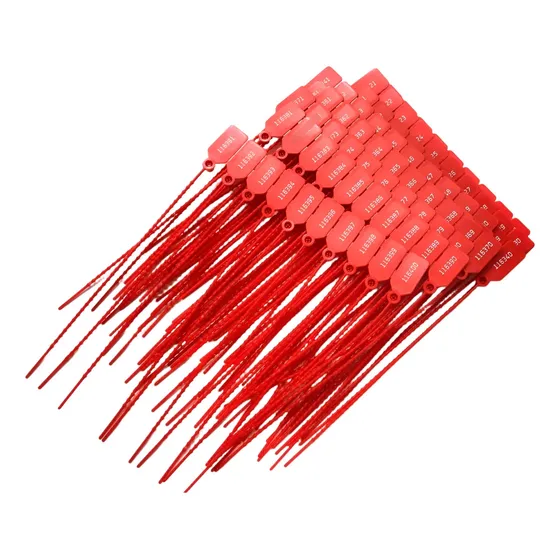 Precintos De Seguridad Cola De Ratón Numerados 100u 24cm