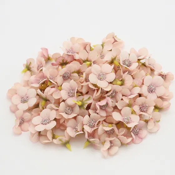 100 Flores Artificiales Margarita Decoración Flor Mini